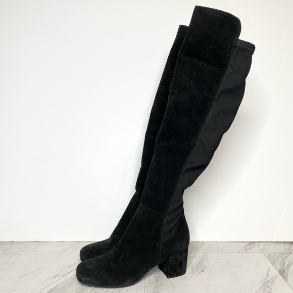 New! La Canadienne Black Tall Boot 7 1/2 M - Picture 1 of 14